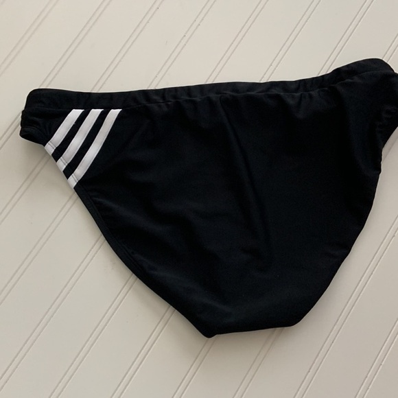 NEW! Adidas Black Athletic Swim Bikini Bottoms - Picture 4 of 4